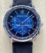OMF Factory Audemars Piguet Code 11.59 26393BC.OO.A002KB.01 41mm Steel Canvas Strap Blue Dial