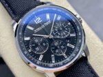 OMF Factory Audemars Piguet Code 11.59 26393BC.OO.A002KB.02 41mm Steel Canvas Strap Diamond Baguette Black Dial - Image 2