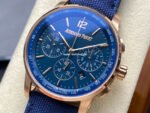 OMF Factory Audemars Piguet Code 11.59 26393OR.OO.A027KB.01 41mm Rose Gold Canvas Strap Blue Dial - Image 3