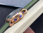 OMF Factory Audemars Piguet Code 11.59 26393OR.OO.A056KB.01 41mm Rose Gold Canvas Strap Lines Green Dial - Image 6