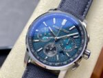 OMF Factory Audemars Piguet Code 11.59 26393ST.OO.A348KB.01 41mm Steel Canvas Strap Blue Dial - Image 3