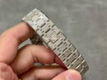 OMF Factory Frosted Audemars Piguet Royal Oak 15500ST.OO.1220ST.03 41mm Full Frosted Steel Silver Dial - Image 8
