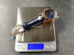 PP+ Factory Patek Philippe Annual Calendar 5396R-015 Rose Gold Baguette Blue Dial - Image 10