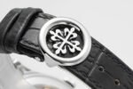 PPF Factory Patek Philippe Annual Calendar 5396G-011 38mm White Gold Leather Strap Silver Dial - Image 9