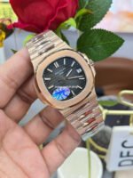PPF Factory Patek Philippe Nautilus 5711/1A 40mm Full Rose Gold Black Dial - Image 5