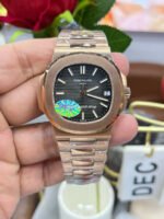 PPF Factory Patek Philippe Nautilus 5711/1A 40mm Full Rose Gold Black Dial - Image 2