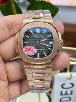 PPF Factory Patek Philippe Nautilus 5711/1A 40mm Full Rose Gold Black Dial