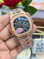 PPF Factory Patek Philippe Nautilus 5711/1A 40mm Full Rose Gold Black Dial - Image 3