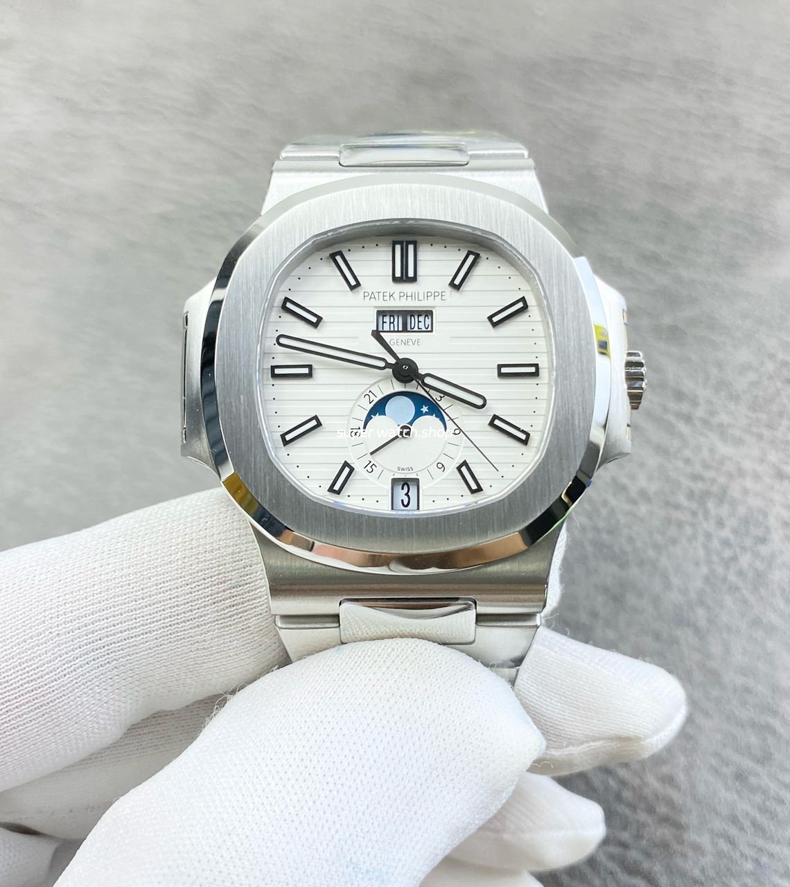 PPF-Factory-Patek-Philippe-Nautilus-5726-1A-001-40mm-Full-Steel-White-Dial-7.jpg PPF Factory Patek Philippe Nautilus 5726-1A-001 40mm Full Steel White Dial - Image 1