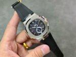 PPF Factory Patek Philippe Nautilus 5726/1A-001 40mm Steel Rubber Strap Grey Dial - Image 4