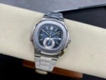 PPF Factory Patek Philippe Nautilus 5980 40.5mm Full Steel Light Blue Dial - Image 5
