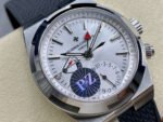 PZ Factory Vacheron Constantin Overseas Dual Time 7900V-110A-B333 41mm Steel Rubber Strap Silver Dial - Image 2