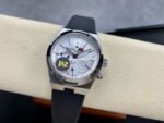 PZ Factory Vacheron Constantin Overseas Dual Time 7900V-110A-B333 41mm Steel Rubber Strap Silver Dial - Image 4