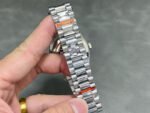 QF Factory Counterweight Rolex Day-Date 228236-0006 40mm Full Platinum Baguette Diamond Blue Dial - Image 7