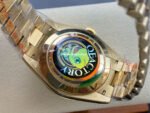 QF Factory Counterweight Rolex Day-Date 228238-0069 40mm Full Yellow Gold Roman Number Green Dial - Image 7
