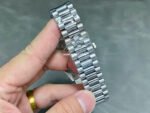 QF Factory Counterweight Rolex Day-Date 228396TBR-0002 40mm Full Platinum Baguette Diamond Blue Dial - Image 8