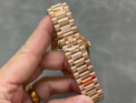 QF Factory Counterweight Rolex Day-Date 238235-0055 40mm Full Rose Gold Roman Number Black Dial - Image 8