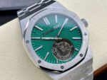 R8 Factory Audemars Piguet Royal Oak Tourbillon 26534TI.OO.1220TI.01 41mm Full Steel Green Dial - Image 2