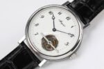 R8 Factory Breguet Tourbillon 5367PT299WU 42mm Steel Leather Strap White Dial - Image 3
