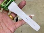 RM Factory Panda Eats Golden Bamboo Richard Mille RM26-01 44mm Green Crystal White Rubber Strap Panda Skeletonized White Dial - Image 9