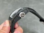 RM Factory Richard Mille RM 055 43mm Black Ceramic Black Rubber Strap Skeletonized White Dial - Image 5