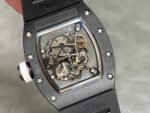 RM Factory Richard Mille RM 055 43mm Black Ceramic Black Rubber Strap Skeletonized White Dial - Image 6