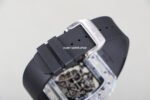 RM Factory Richard Mille RM 055 43mm Transparent Crystal Black Rubber Strap Skeletonized Black Dial - Image 5