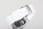 RM Factory Richard Mille RM 055 43mm Transparent Crystal White Rubber Strap Skeletonized White Dial - Image 8