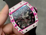 RM Factory Richard Mille RM 38-02 43mm Carbon Fiber Black Rubber Strap Skeletonized Dial - Image 2