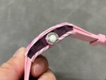 RM Factory Richard Mille RM 38-02 43mm Carbon Fiber Pink Rubber Strap Skeletonized Dial - Image 6