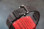 RM Factory Richard Mille RM12-01 39mm Carbon Fiber Black Rubber Strap Skeletonized Black Dial - Image 9