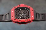 RM Factory Richard Mille RM12-01 39mm Carbon Fiber Black Rubber Strap Skeletonized Black Dial - Image 6