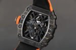 RM Factory Richard Mille RM12-01 39mm Carbon Fiber Orange Canvas Strap Skeletonized Rose Gold Dial - Image 8