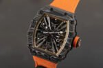 RM Factory Richard Mille RM12-01 39mm Carbon Fiber Orange Canvas Strap Skeletonized Rose Gold Dial - Image 5