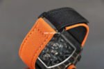 RM Factory Richard Mille RM12-01 39mm Carbon Fiber Orange Canvas Strap Skeletonized Rose Gold Dial - Image 9