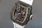 RM Factory Richard Mille RM12-01 39mm Carbon Fiber White Rubber Strap Skeletonized Rose Gold Dial - Image 5