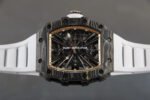 RM Factory Richard Mille RM12-01 39mm Carbon Fiber White Rubber Strap Skeletonized Rose Gold Dial - Image 6