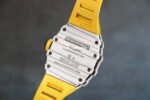 RM Factory Richard Mille RM12-01 39mm Carbon Fiber Yellow Rubber Strap Skeletonized Black Dial - Image 8