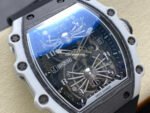 RM Factory Tourbillon Richard Mille RM21-02 42.7mm Titanium Rubber Strap Tourbillon Skeleton Dial - Image 2