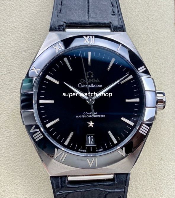 SBF-Factory-Omega-Constellation-131.33.41.21.01.001-41mm-Steel-Leather-Strap-Black-Dial-1.jpg SBF Factory Omega Constellation 131.33.41.21.01.001 41mm Steel Leather Strap Black Dial - Image 1