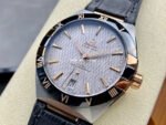 SBF Factory Omega Constellation Co-Axial Master Chronometer 131 23 41 21 06 001 41mm Rose Gold&Steel Leather Strap Silver Dial - Image 3