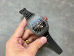 Sonic Factory Richard Mille RM 035-01 43mm Carbon Fiber Black Rubber Strap Skeletonized Dial - Image 4