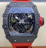 Sonic Factory Richard Mille RM 35-02 43mm Carbon Fiber Red Rubber Strap Dial