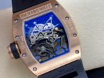 Sonic Factory Richard Mille RM035 40mm Rose Gold Rubber Strap Skeletonized Dial - Image 7