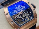 Sonic Factory Richard Mille RM035 40mm Rose Gold Rubber Strap Skeletonized Dial - Image 2