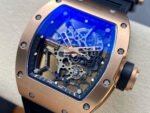 Sonic Factory Richard Mille RM035 40mm Rose Gold Rubber Strap Skeletonized Dial - Image 3