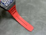T+ Factory Richard Mille RM35-02 44.5mm Carbon Fiber Red Rubber Strap Skeletonized Dial - Image 8