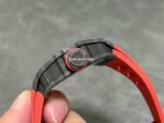 T+ Factory Richard Mille RM35-02 44.5mm Carbon Fiber Red Rubber Strap Skeletonized Dial - Image 5