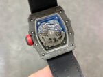 T+ Factory Richard Mille RM35-02 44.5mm Carbon Fiber Textile Strap Skeletonized Dial - Image 7