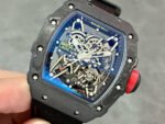 T+ Factory Richard Mille RM35-02 44.5mm Carbon Fiber Textile Strap Skeletonized Dial - Image 3